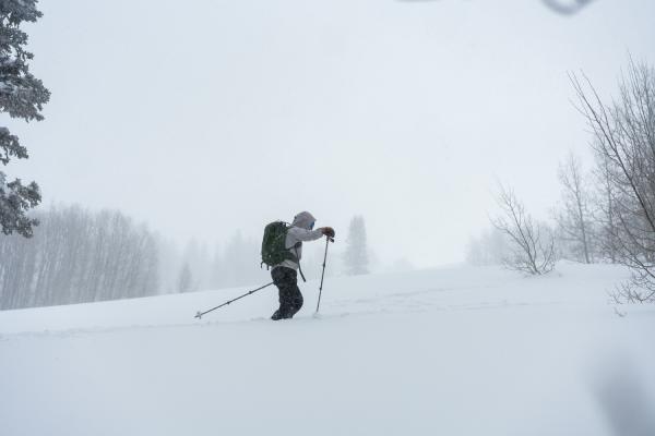 Skinning in the Wasatch Mountains